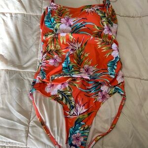 Kona Sol Kids Swimwear - Vibrant Floral Design